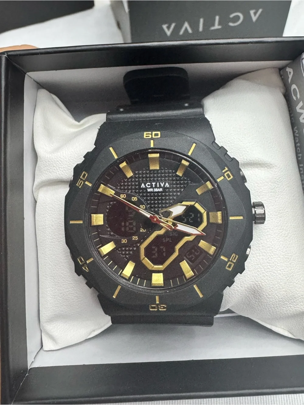 ACW8120-003 - Activa Exon X Invicta Digital Men's Watch - 48mm, Black